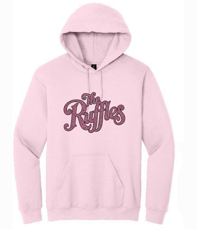Ruffles Pink Hoodie Sweatshirt