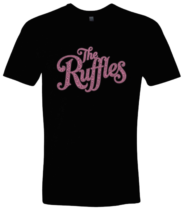 The Ruffles Black T-Shirt - Logo