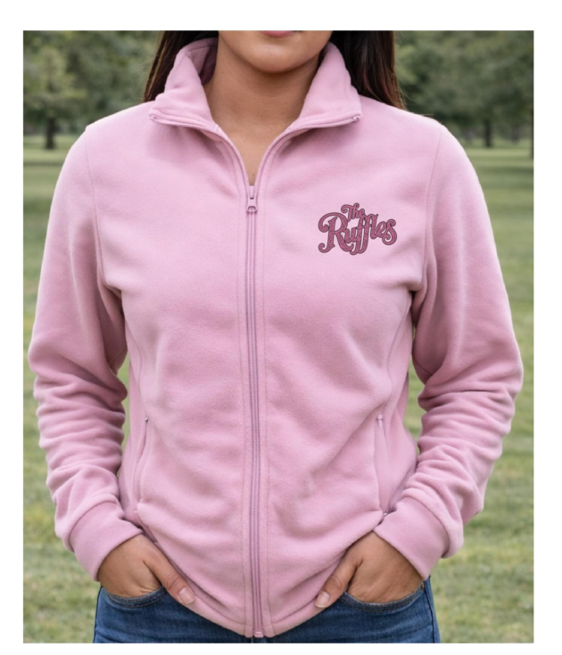 The Ruffles Pink Hoodie Zipper
